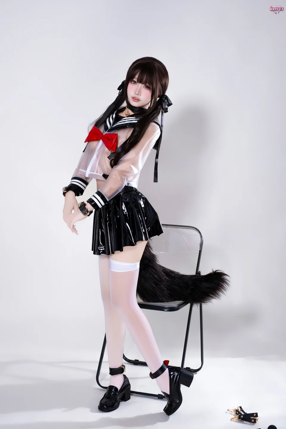 柒柒要乖哦 - No.060 兽尾透明JK [112P,1V-1.86GB] tg@simisebaisi 【丝足阁】005.webp